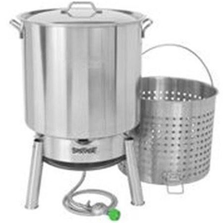BAYOU CLASSIC Bayou Classic KDS-182 82 qt. Stainless Steel Crawfish Cooker Kit KDS-182